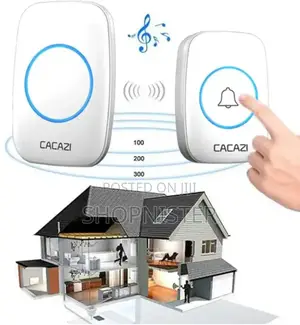 300m Remote Led Flashing Light Bell Home Wireless Doorbel