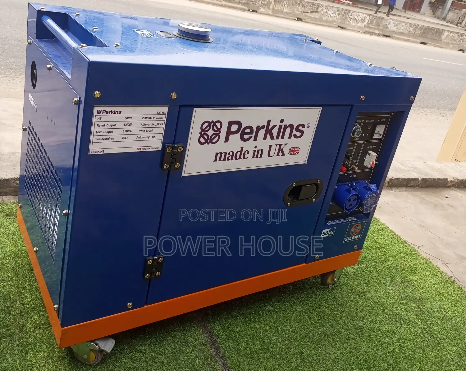 Key Start UK Generator 15kva Perkins Generator 16500v 230v