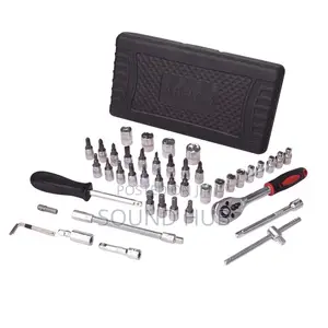 Hand Tool Kit Home Socket Wrench Set Car Repair Tool Box