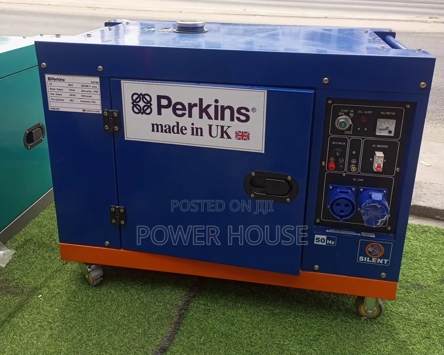 UK Calmly Generator 15kva 16500w 230v Perkins Generator