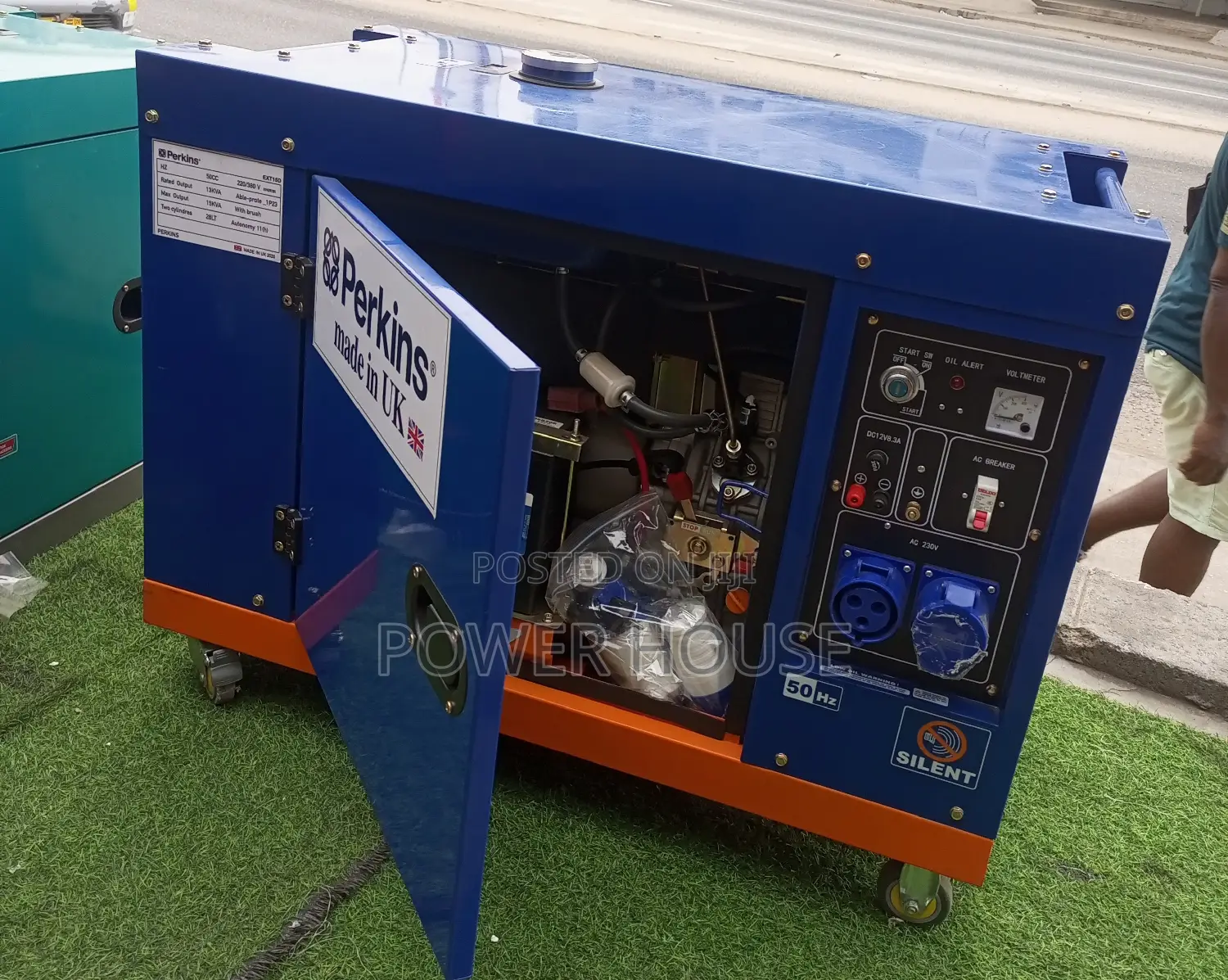 Inaudible Generator 15kva Perkins Generator UK 230v 16500w