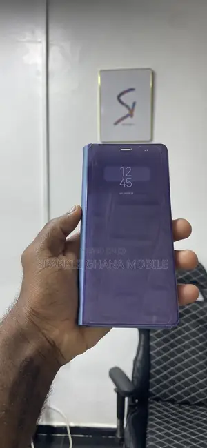 Samsung Galaxy Note 8 (Adhesive) Blue Back Case
