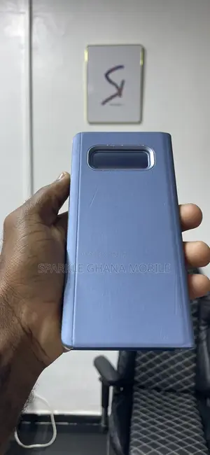 Samsung Galaxy Note 8 (Adhesive) Blue Back Case