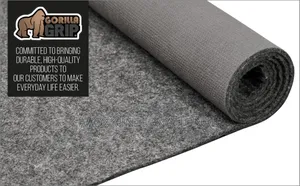 Gorilla Grip Felt Stay in Place Slip Resistant Rug Pad 5"X7"