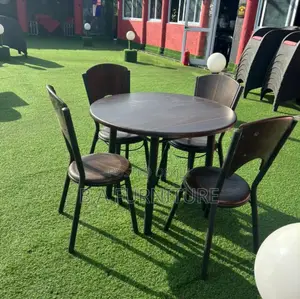 Wooden Dining Set (4 Chairs)