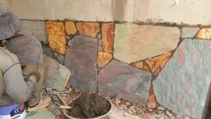 Marble Flat Stone Installation | Wall Cladding Finishing