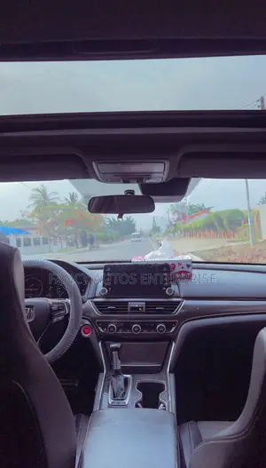For Rent, Blue 2018 Honda Accord Sport.