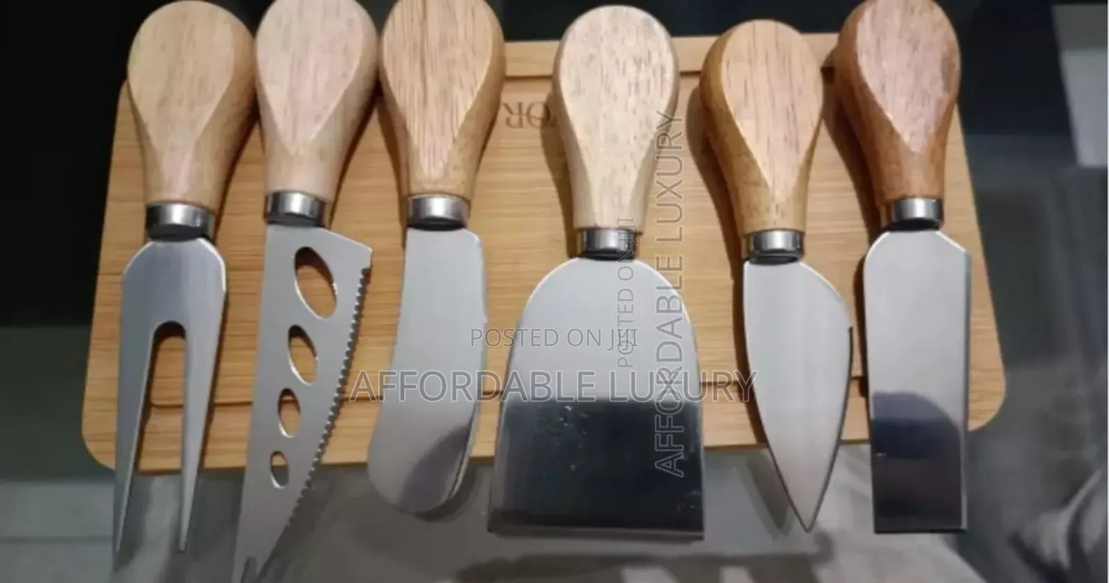 Luxury 6-Piece Cheese, Bread, Fruit Knife Set