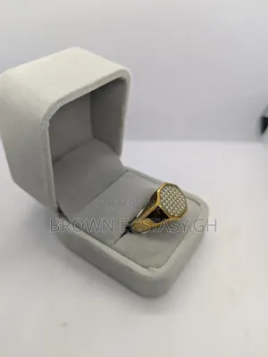 Dotted Stone Rings Both White and Black