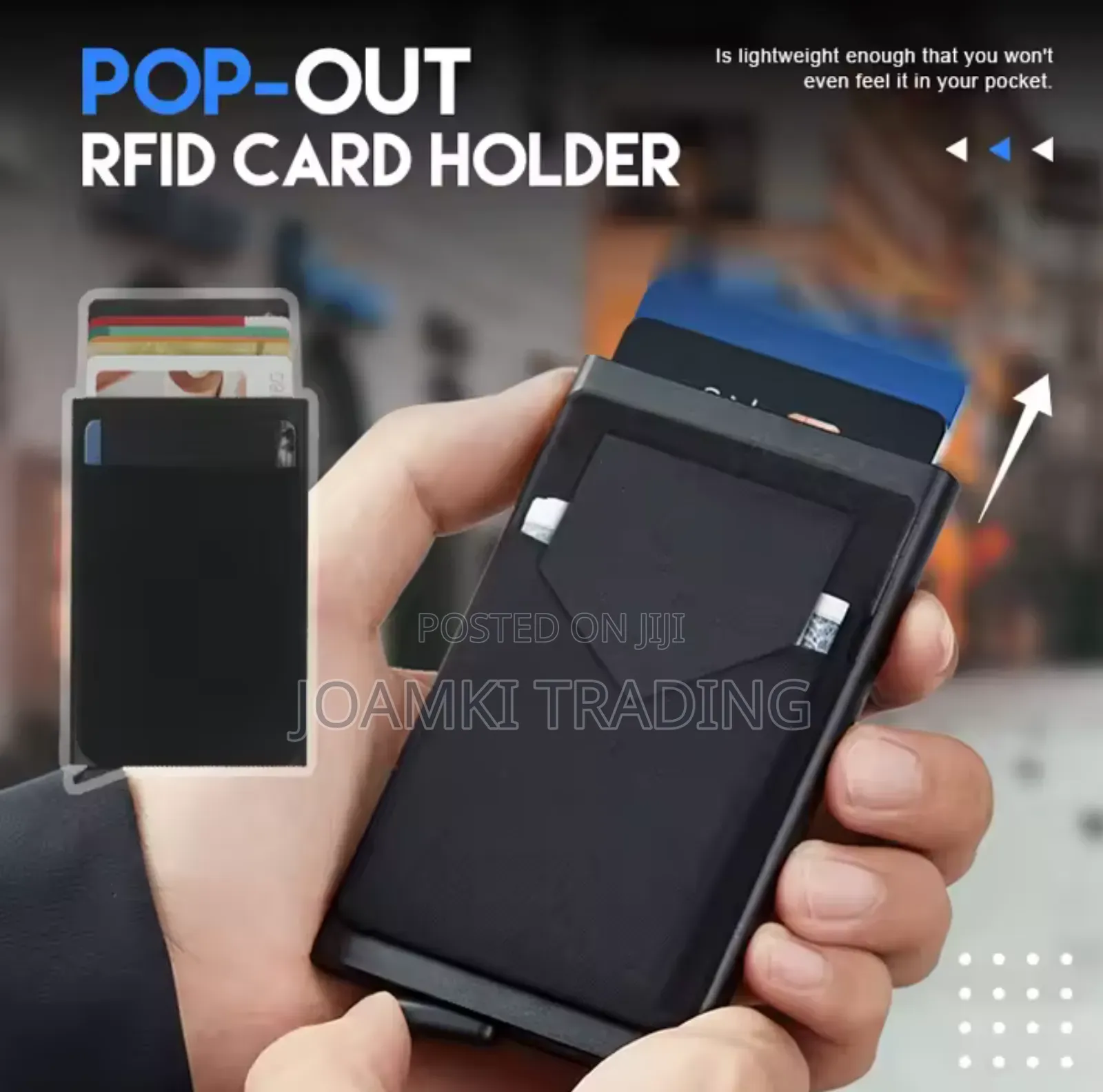 Men's Aluminium Wallet Rfid Multi Card Holder