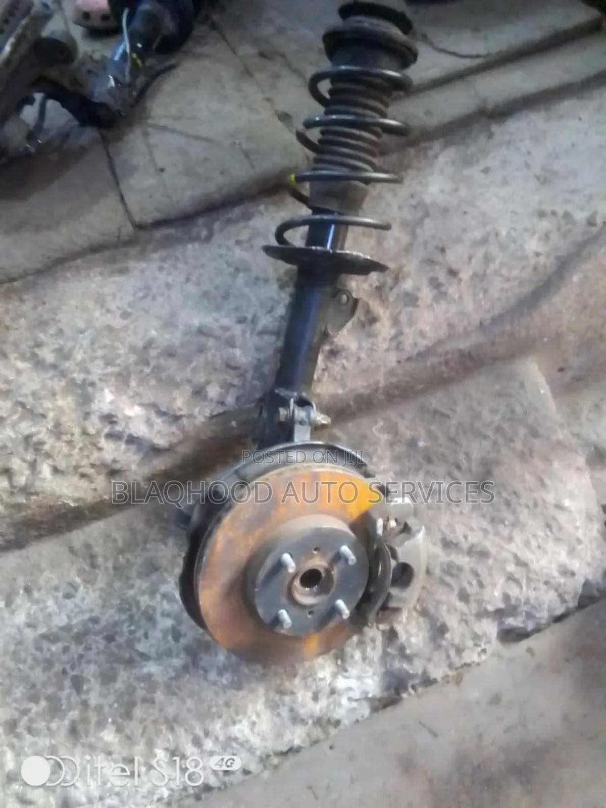 Toyota Vitz/Yaris 2008-14 Complete Front WHEEL HUB and SHOCK