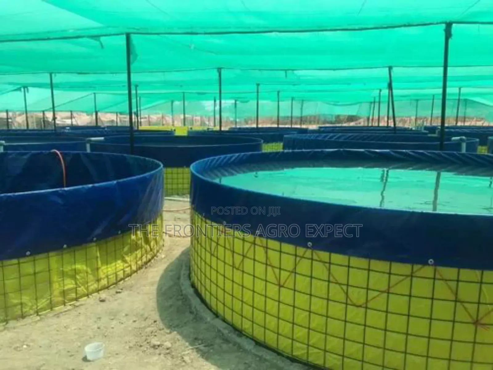 PVC Biofloc Mobile Fish Pond