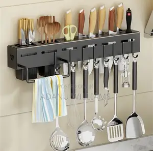 Modern Wall Mounted Kitchen Utensils Holder(Stainless Steel)