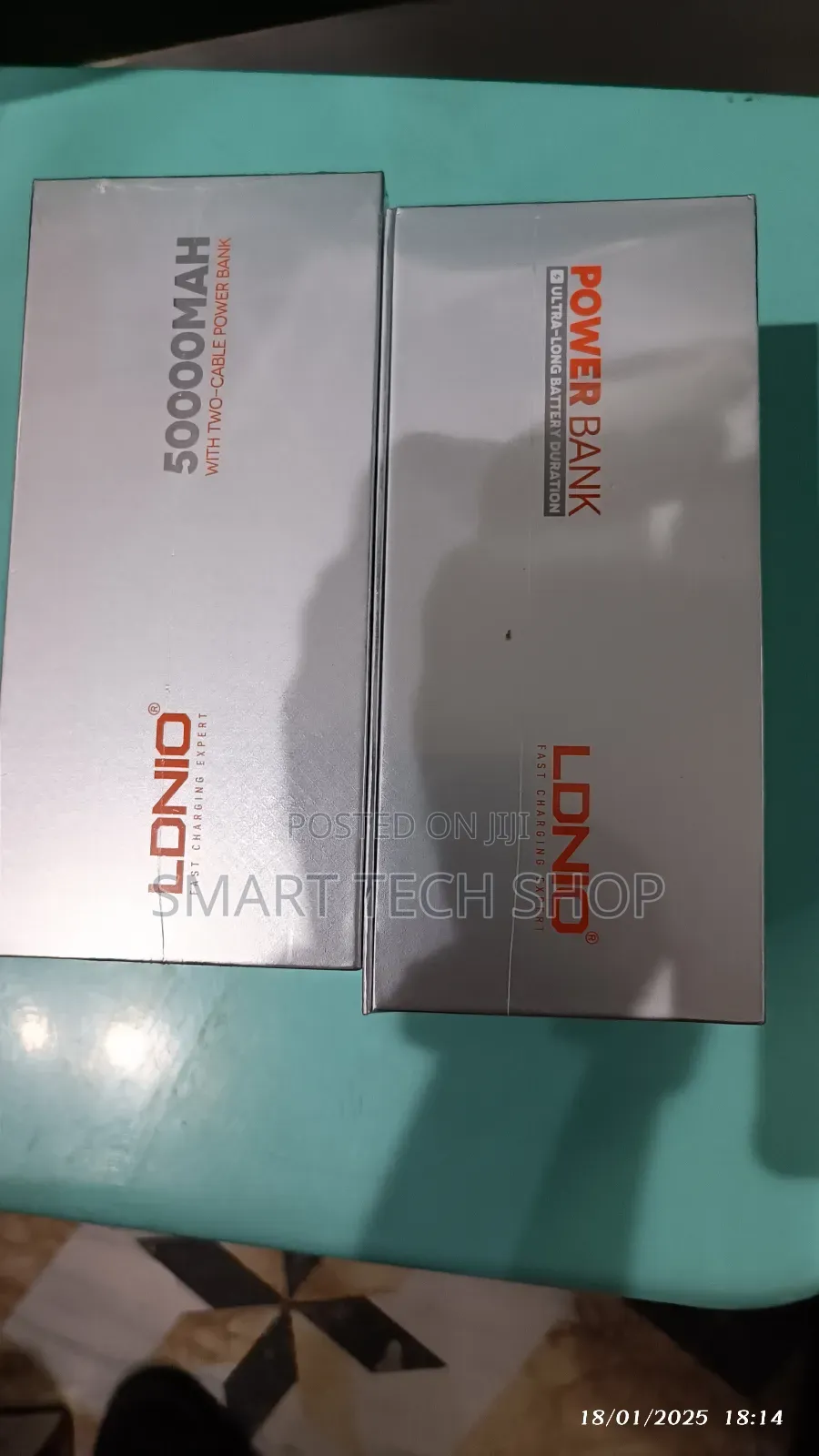Ldnio Pq50 50000mah Power Bank Fast Charger Type C iPhone