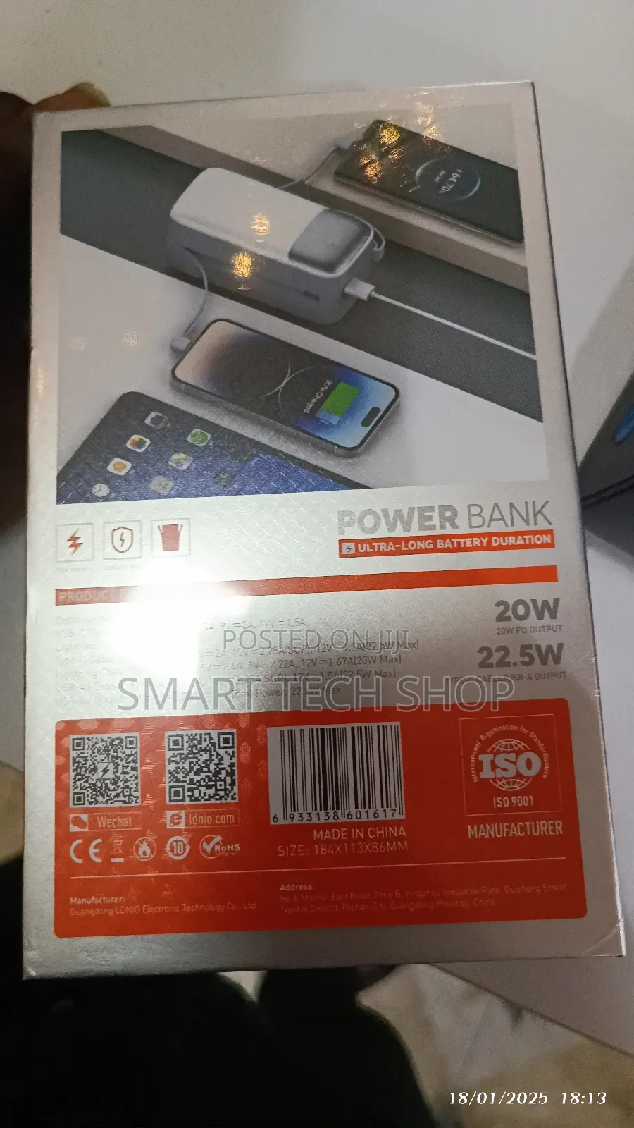 Ldnio Pq20 Super Fast Charger Long Lasting Power Bank