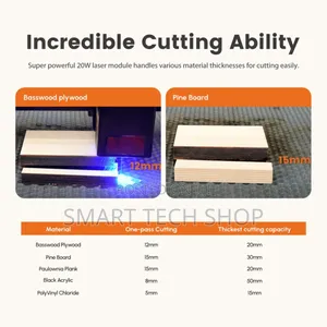 Algo Alpha MK2 20W Powerful Laser Engraver + Air Assist