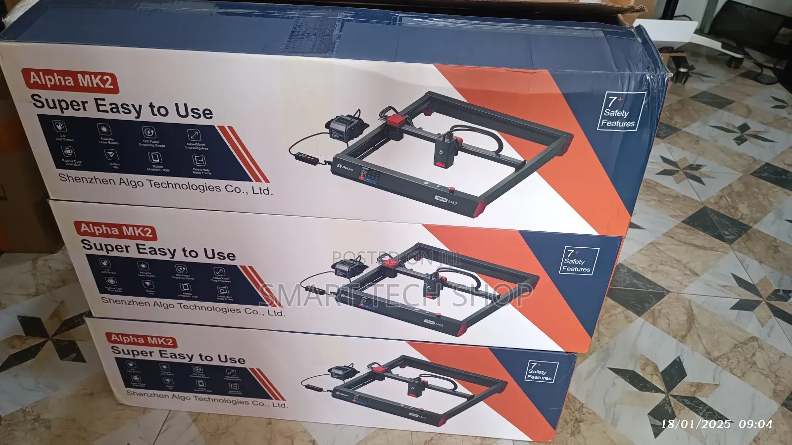 Algo Alpha MK2 20W Powerful Laser Engraver + Air Assist