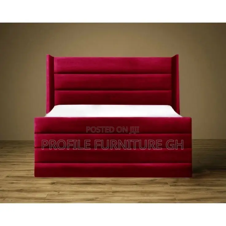 Excellent Red Design Bedframe With Mattress