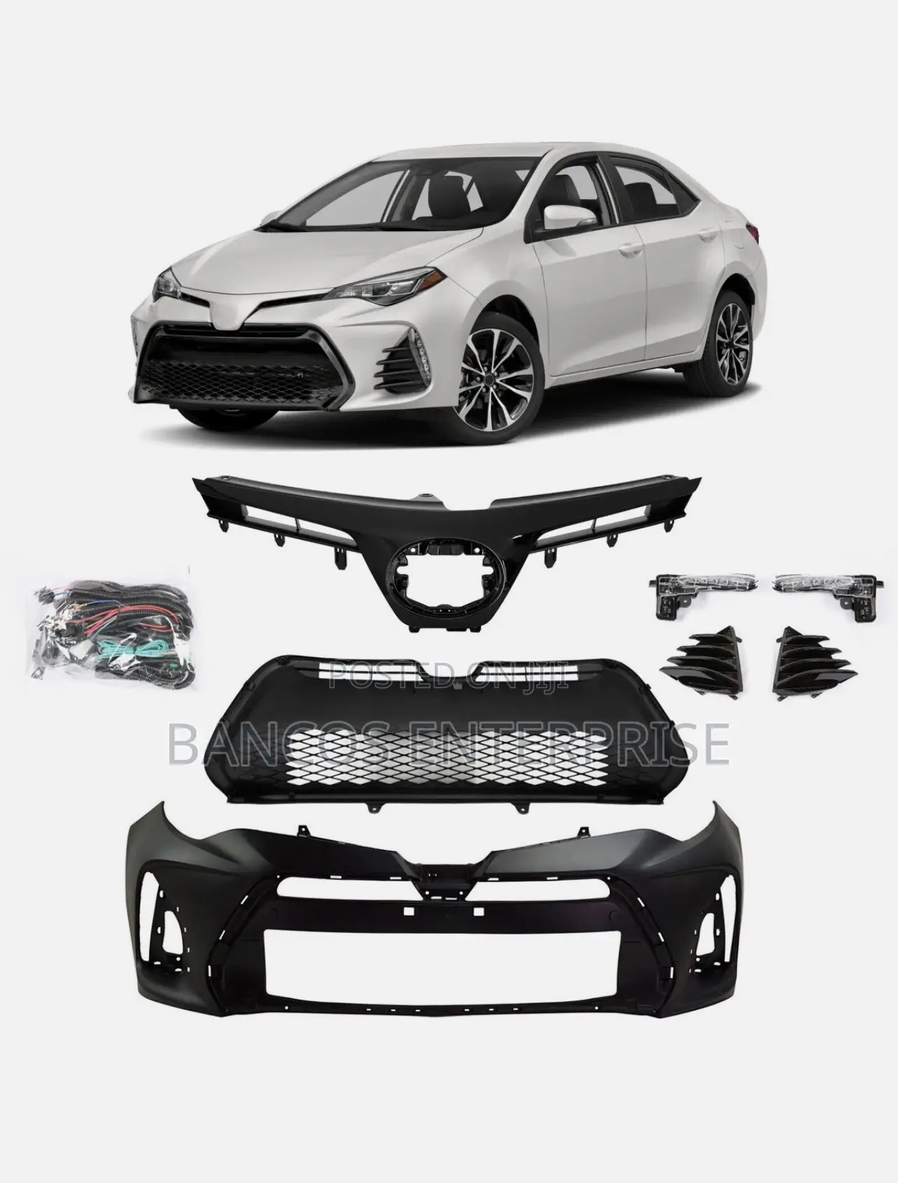 Toyota Corolla 2017-2019 Complete Front Bumper