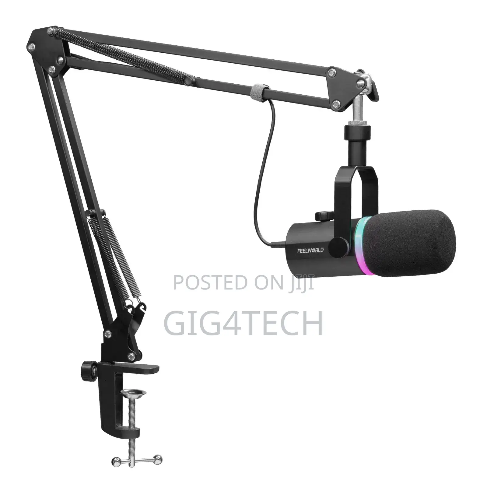 Feelworld Pm1-as XLR Usb Podcast Microphone With Stand