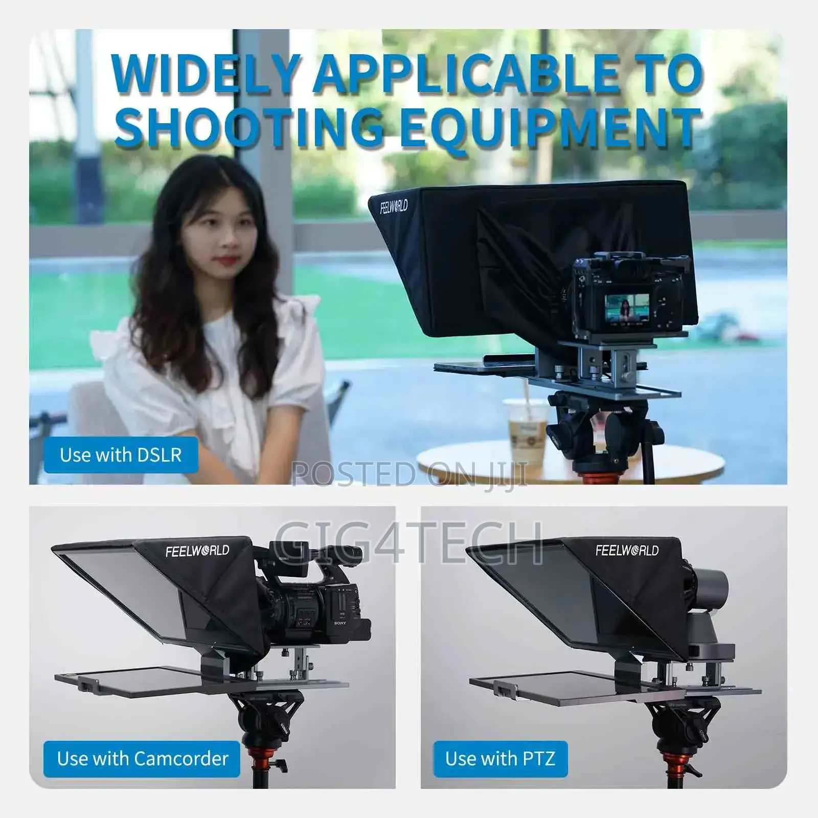 Feelworld Tp16 16 Inch Folding Teleprompter