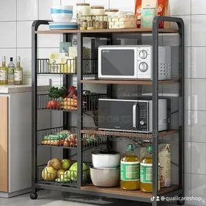 5 Layer Shelf Storage Shelving Unit With Wheels