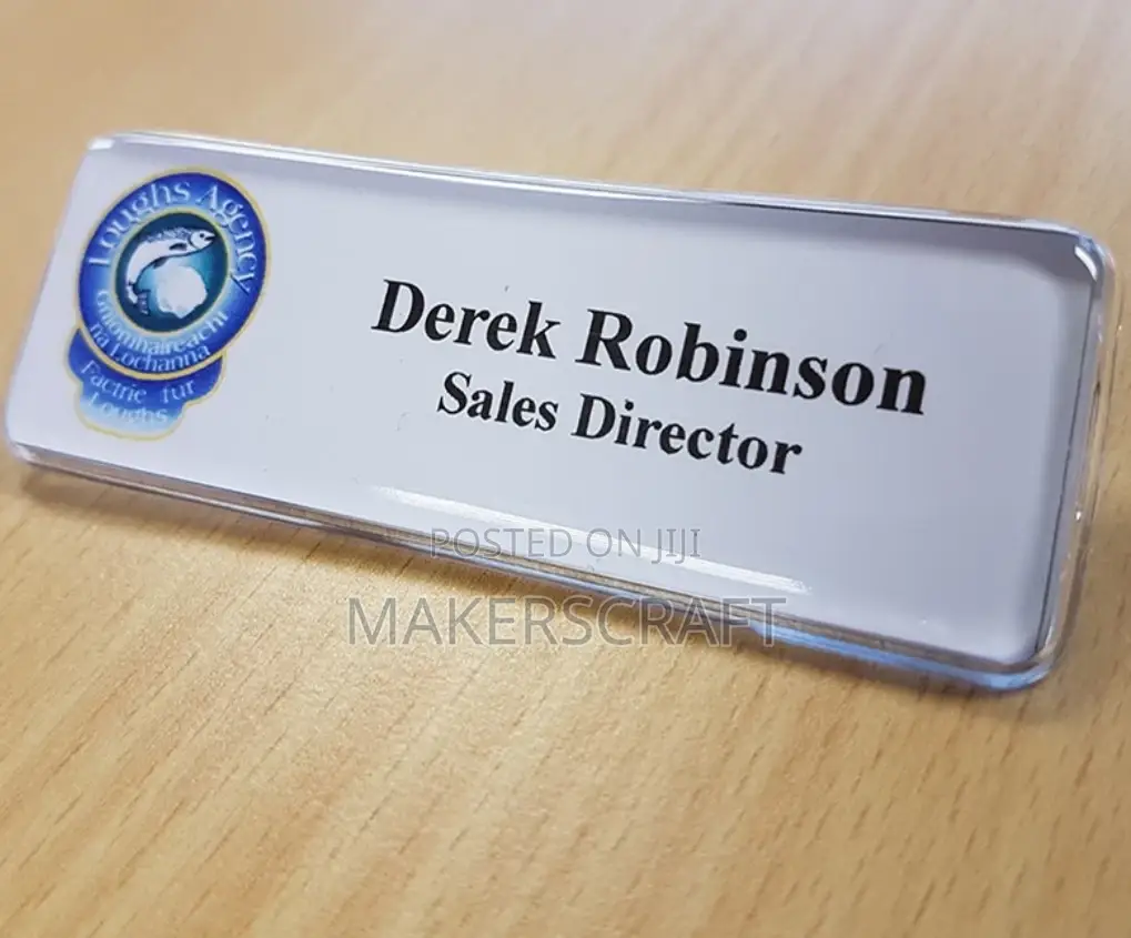 Quality Metal Domed Badges / Name Tags