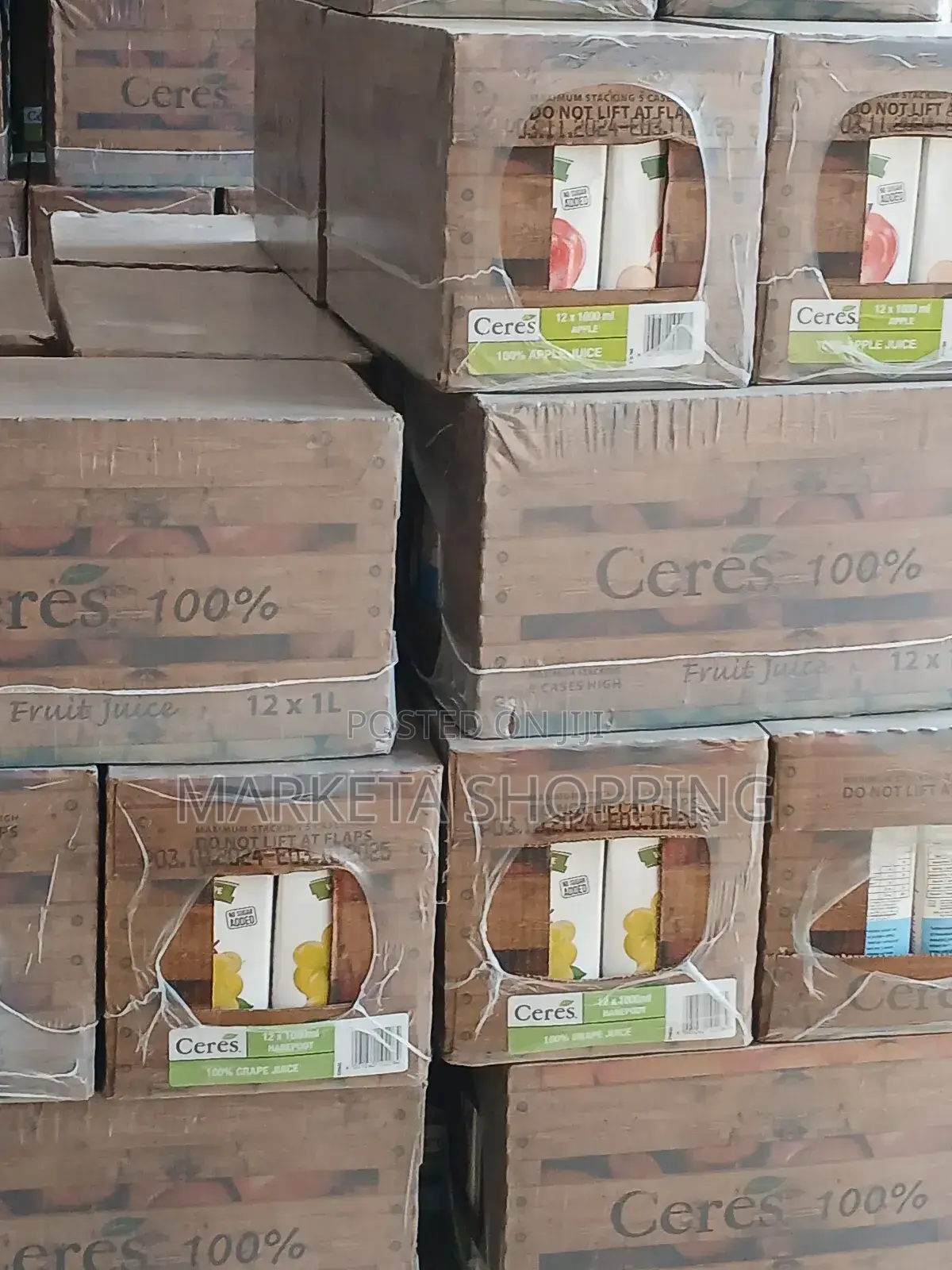 Ceres Red Grapes 1l X12 Min 50 Boxes