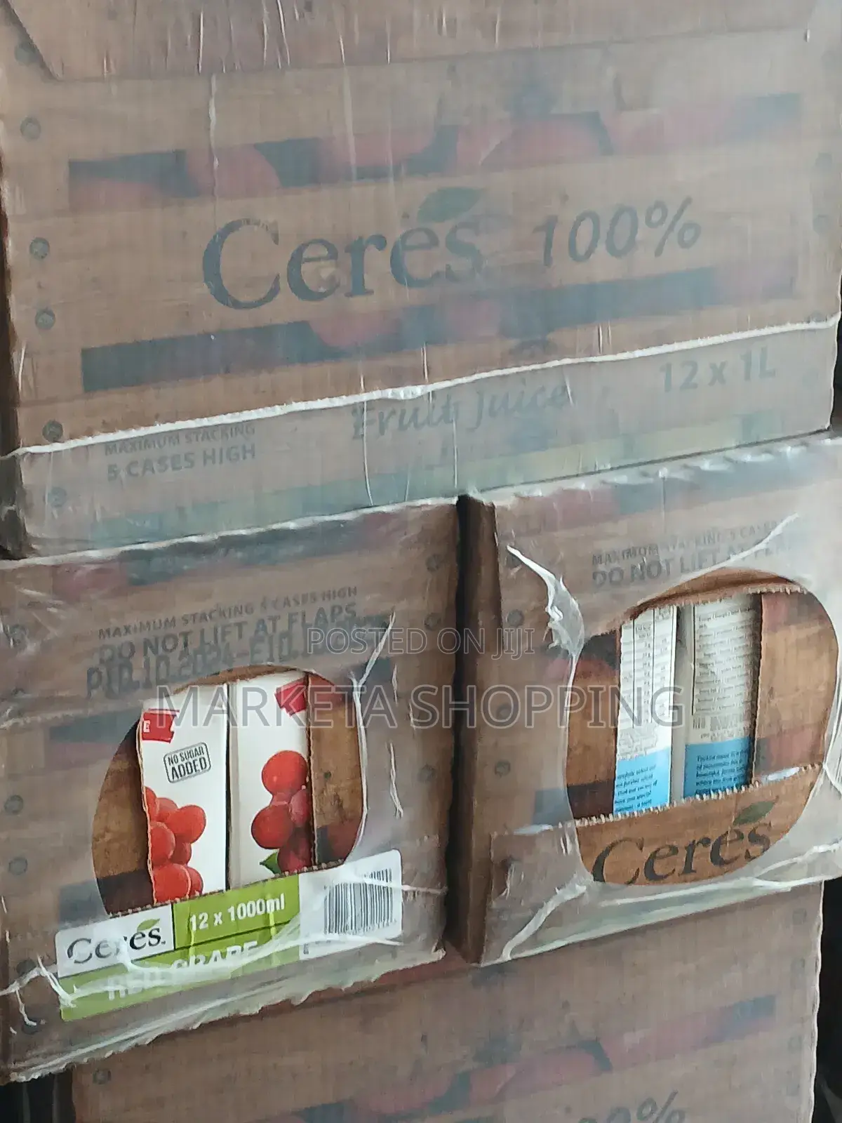 Ceres Red Grapes 1l X12 Min 50 Boxes