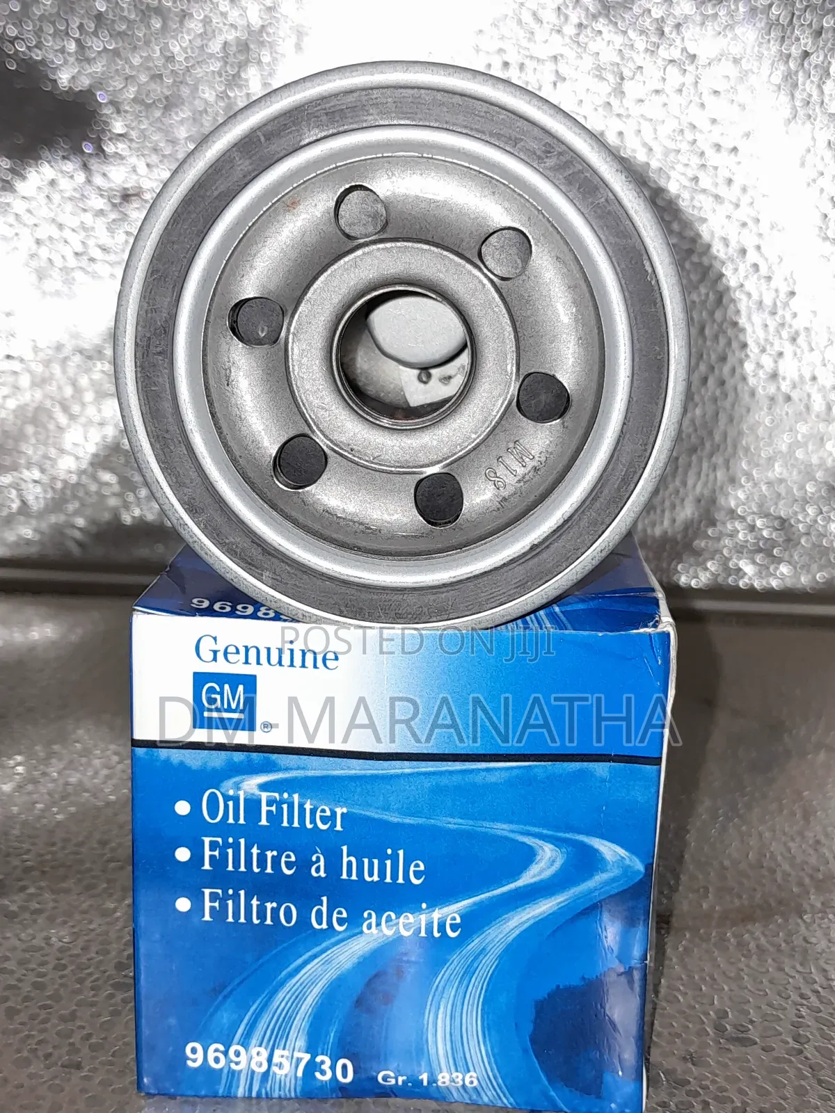 Spark Genuine Oil Filter From Gm