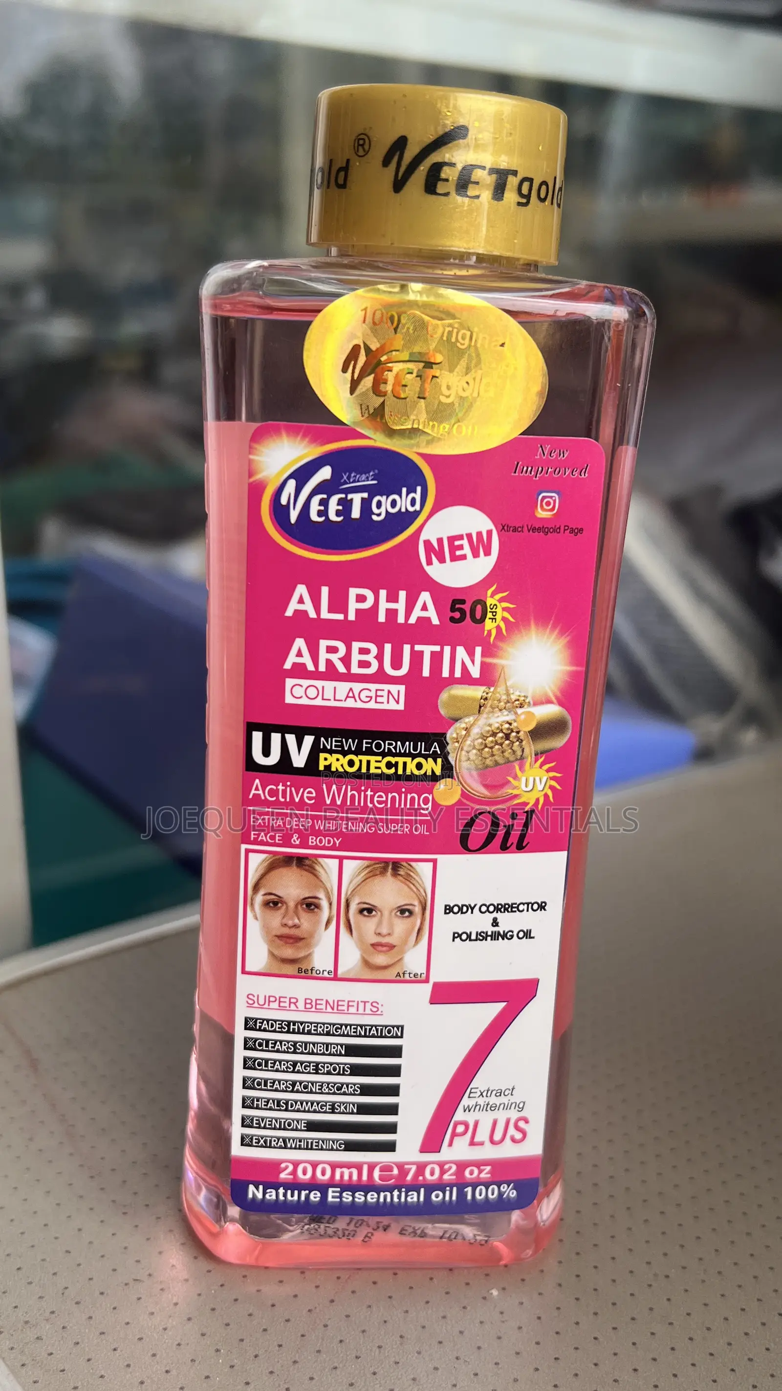 Veet Gold Body Corrector Oil 200ml