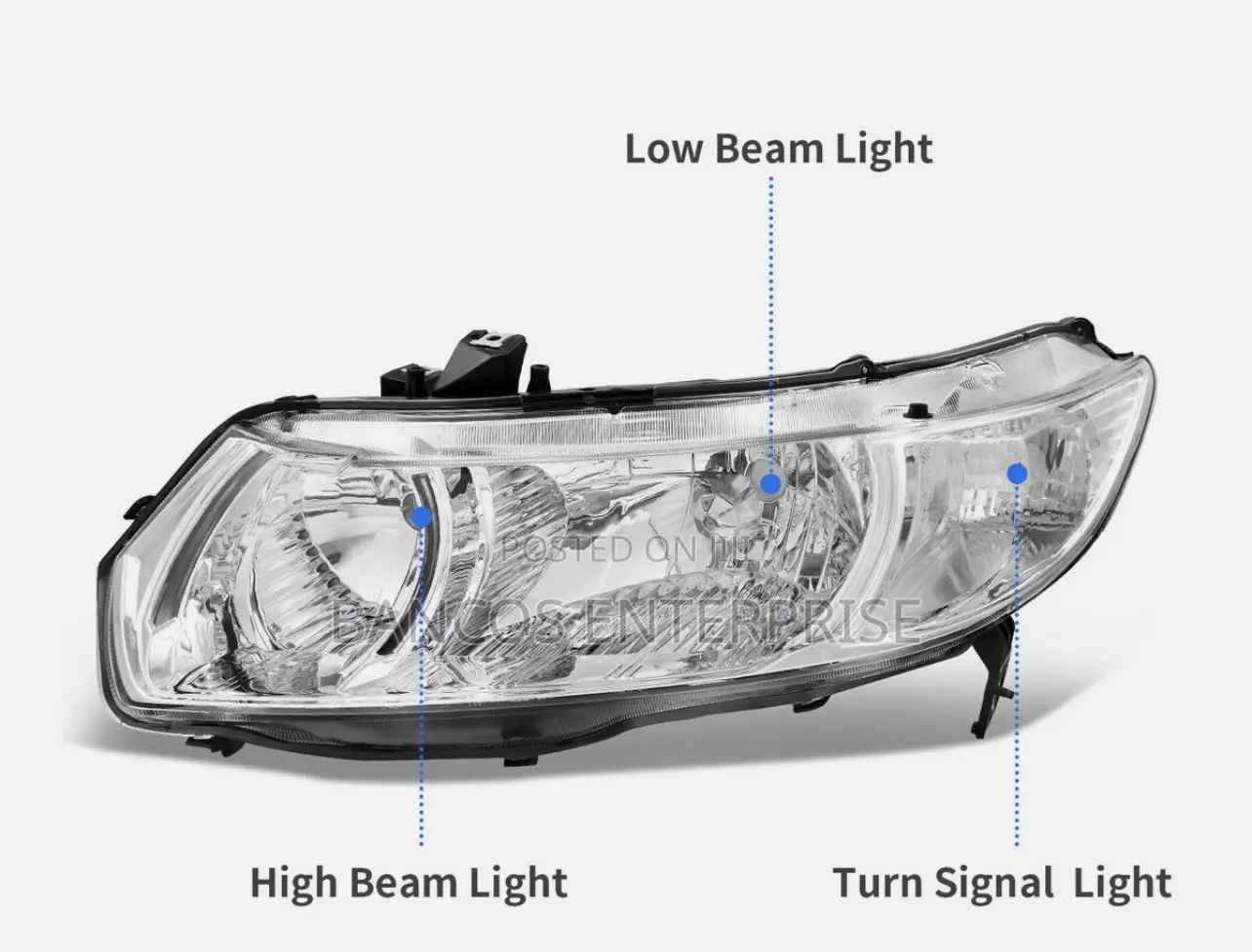 Honda Civic 2006-2011 Head Light.