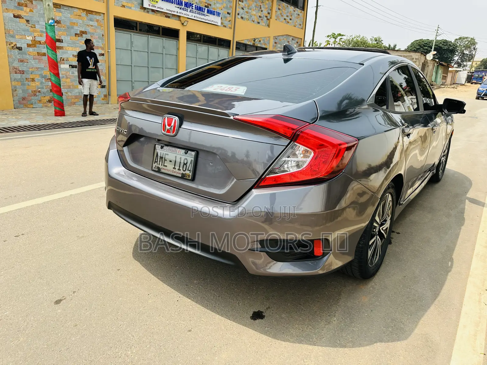 Honda Civic EX-T 4dr Sedan (1.5L 4cyl) 2017 Gray