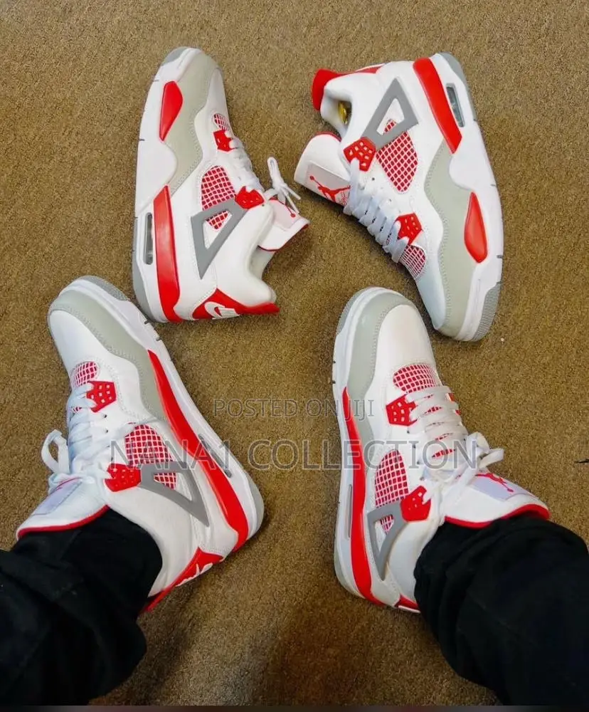 Air Jordan 4 Red And White