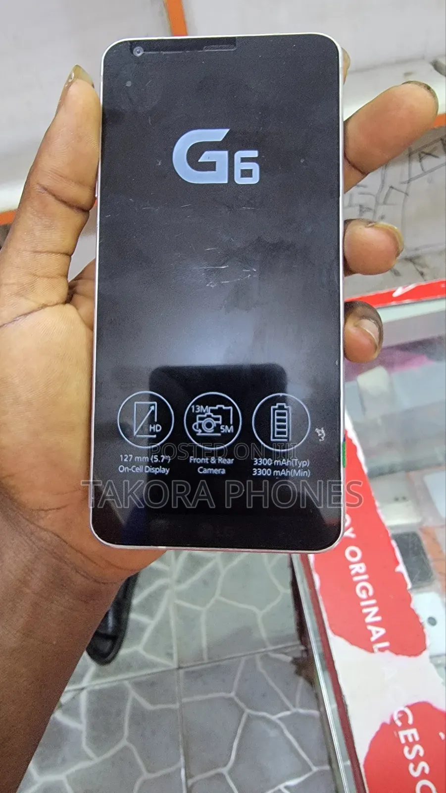 LG G6 32 GB Silver
