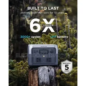 Ecoflow River 2 Max Power Station, 512wh, 500w, Uk Model