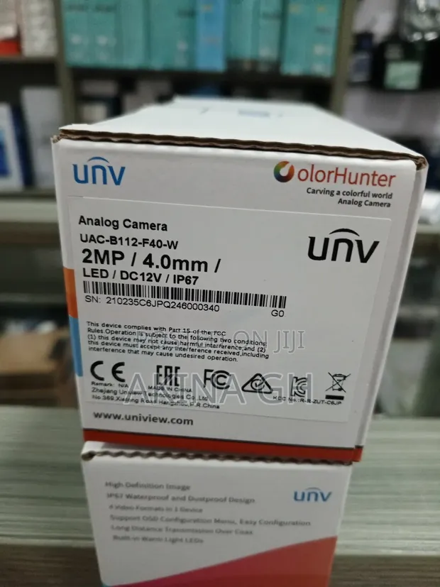 Unv Uniview 2mp Full Color Audio Bullet Analog Camera 2