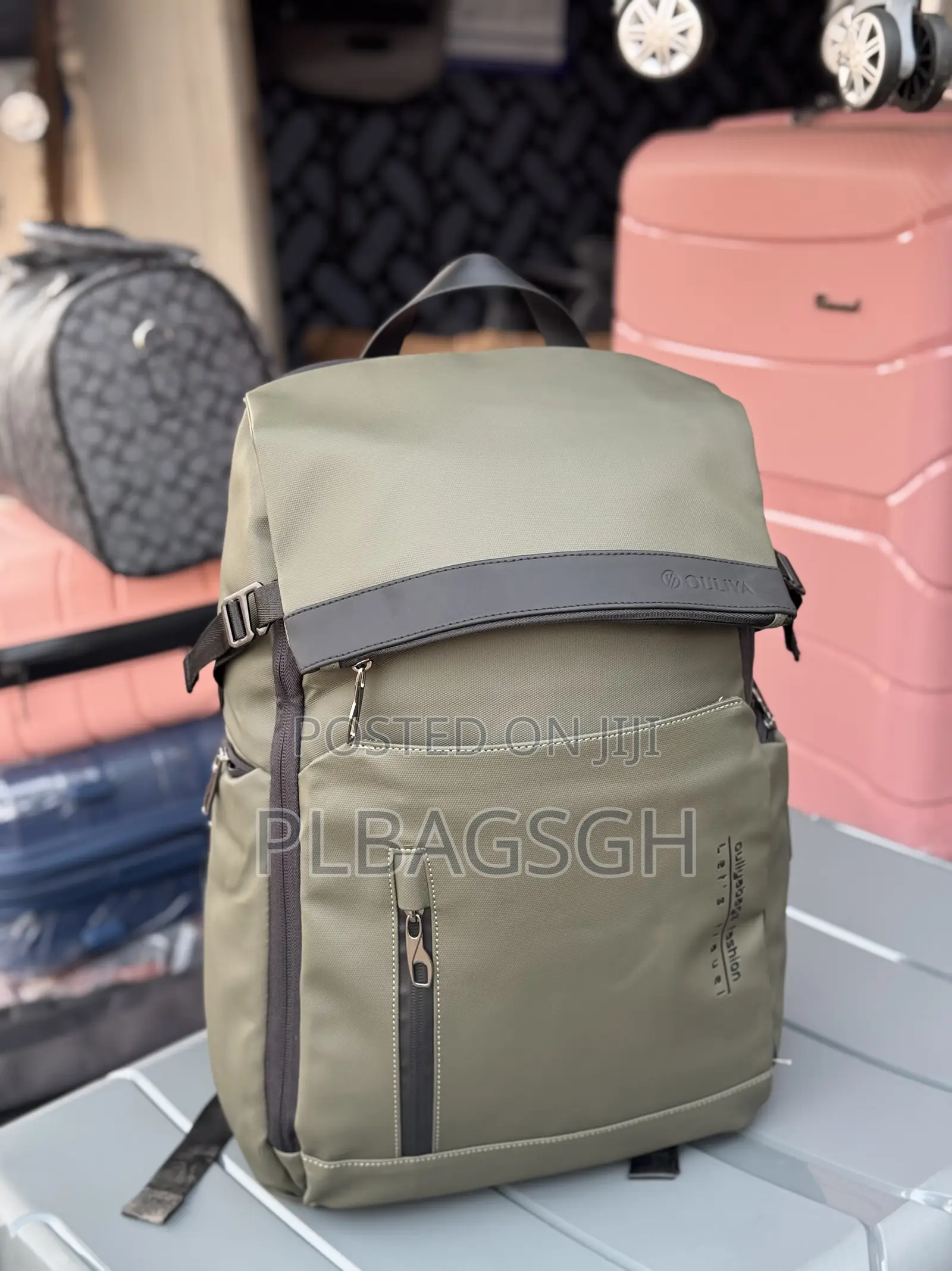 Potable Leather Multi Fashionable Bag for 15.6 Inches Laptop