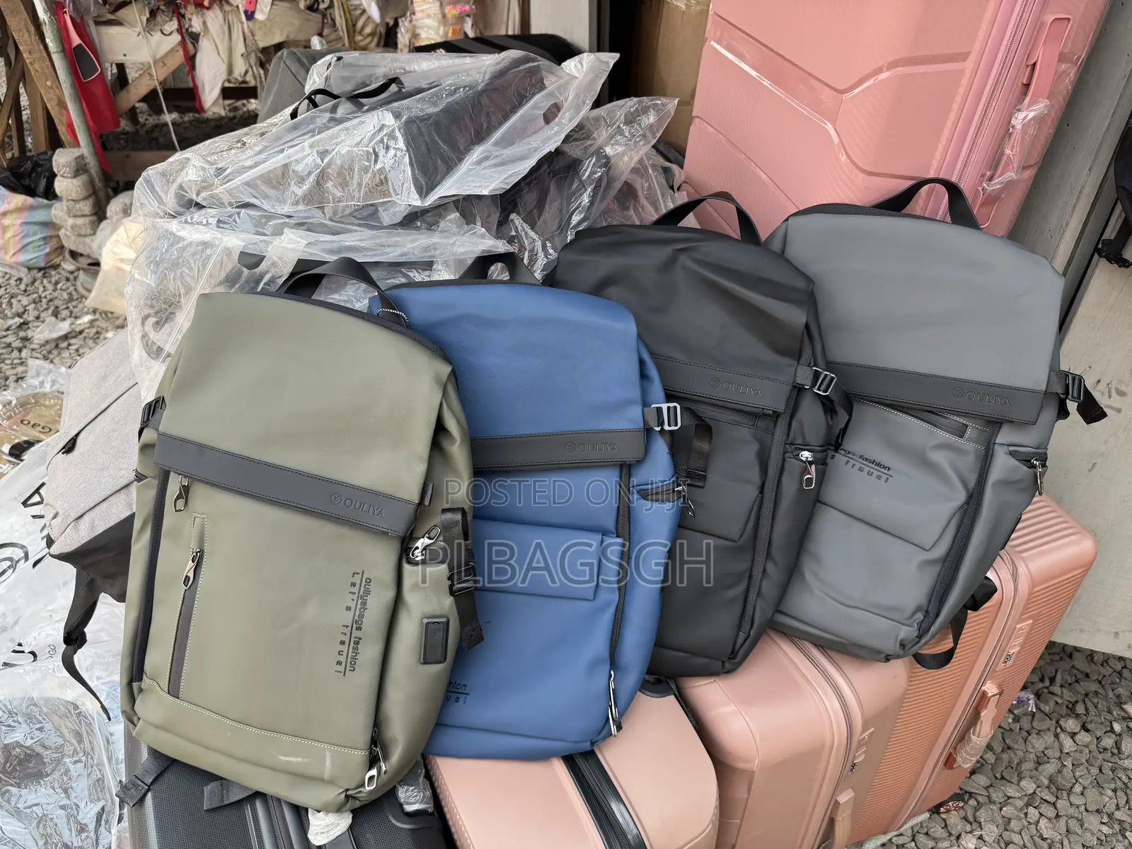 Potable Leather Multi Fashionable Bag for 15.6 Inches Laptop