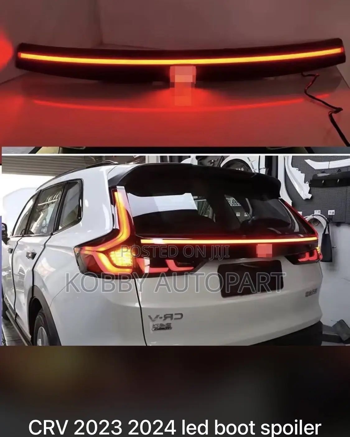 Honda CRV Led Boot Chrome Spoiler Moulding Light 2023 2024