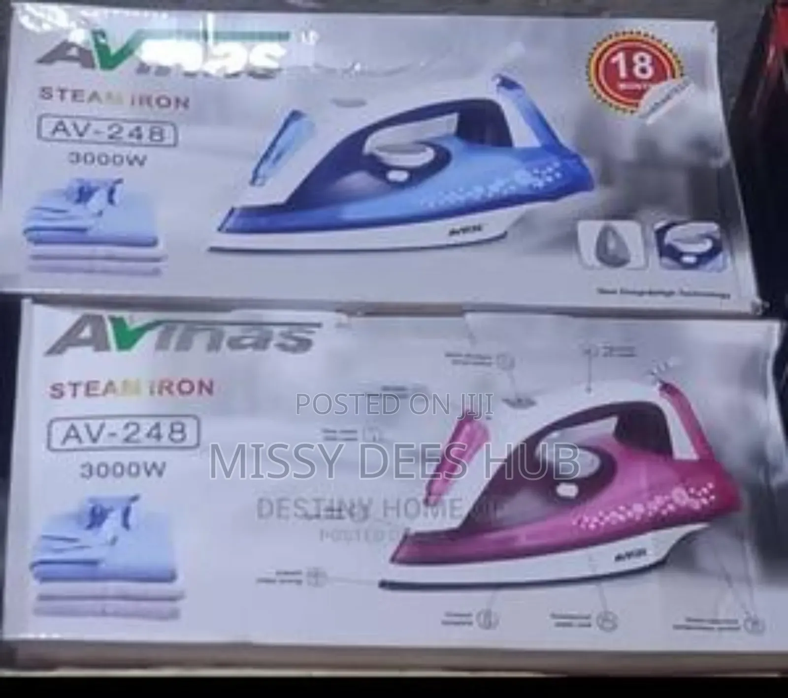 Steam Iron Avinas - AV 248