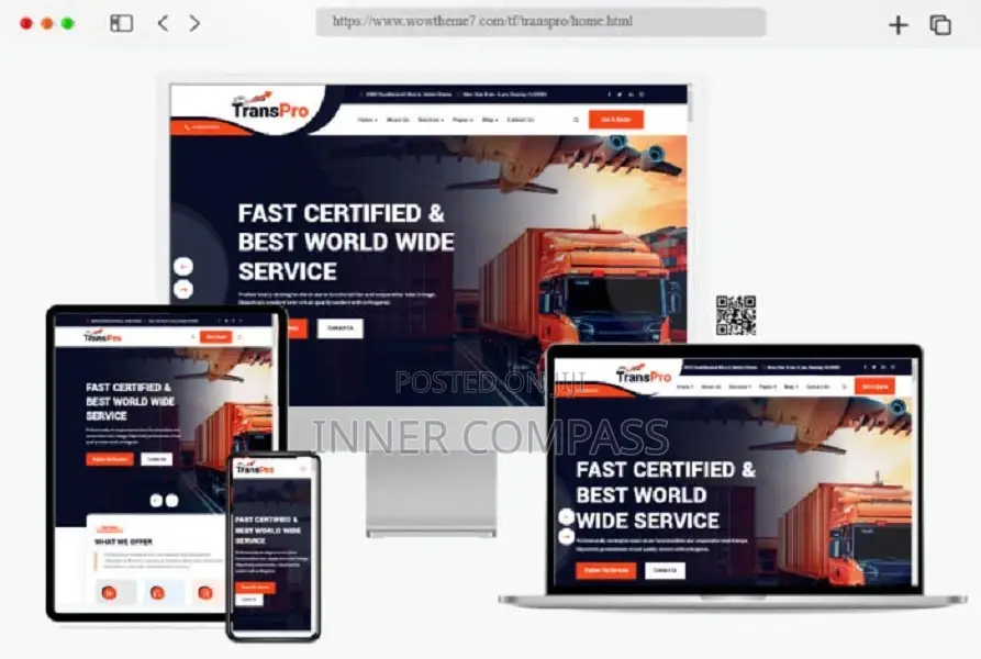 Shipping and Logistics Website