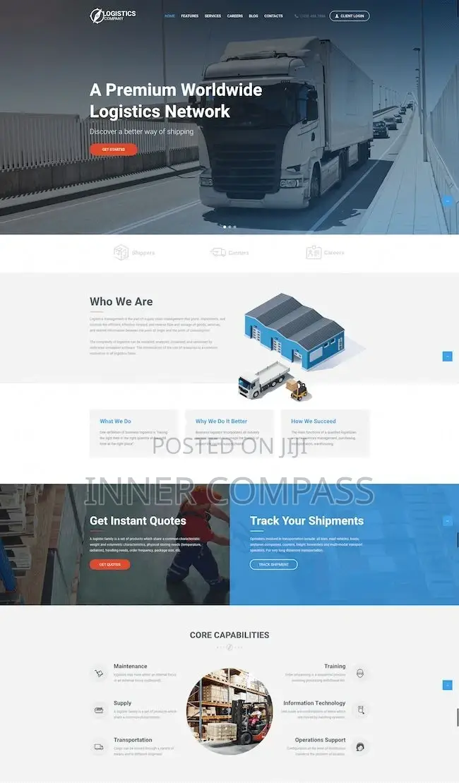 Build Courier or Logistic Website With Tracking in 24 Hours
