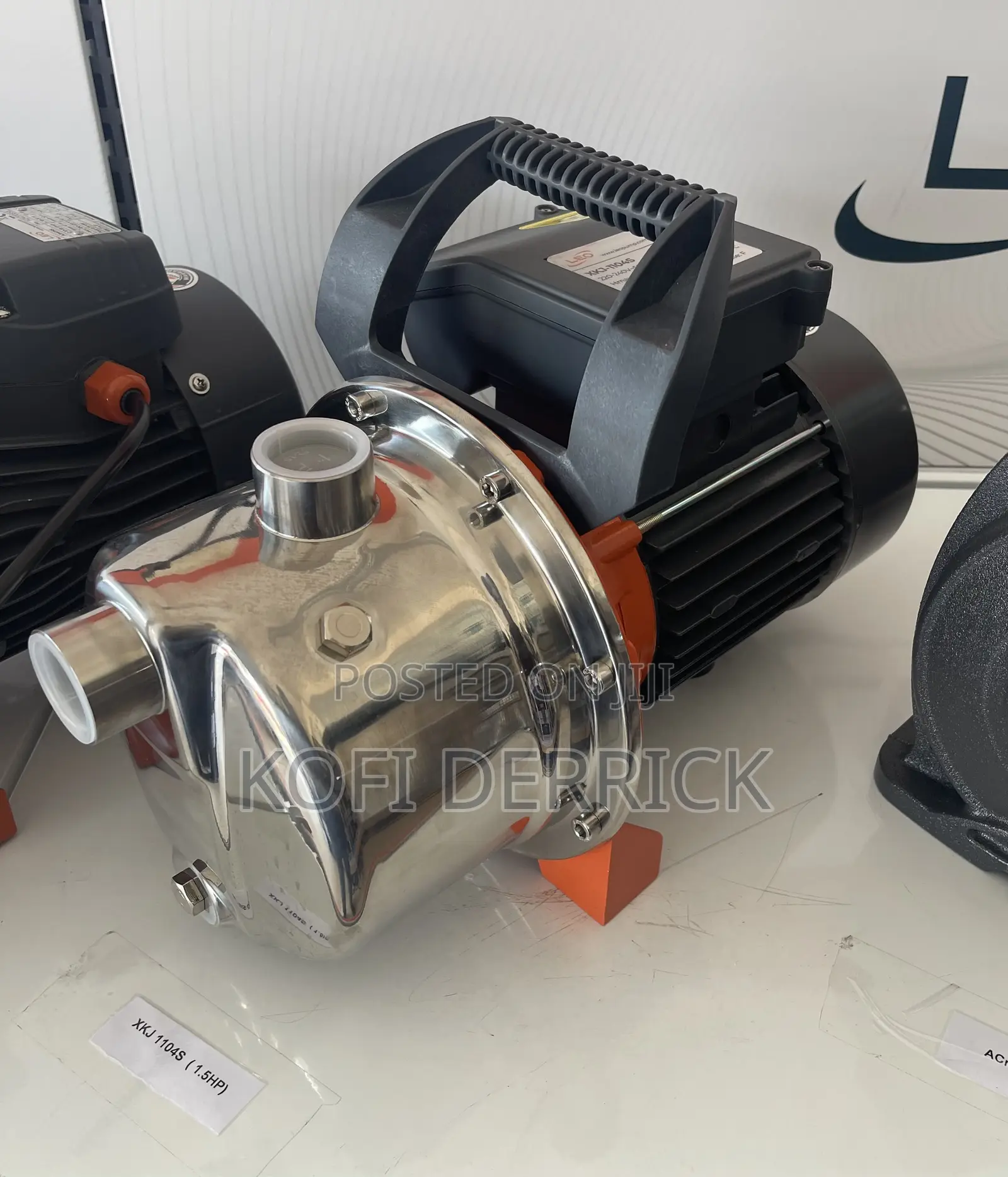1.5hp Jet Pump - Leo Water Pump (Stainless Steel)