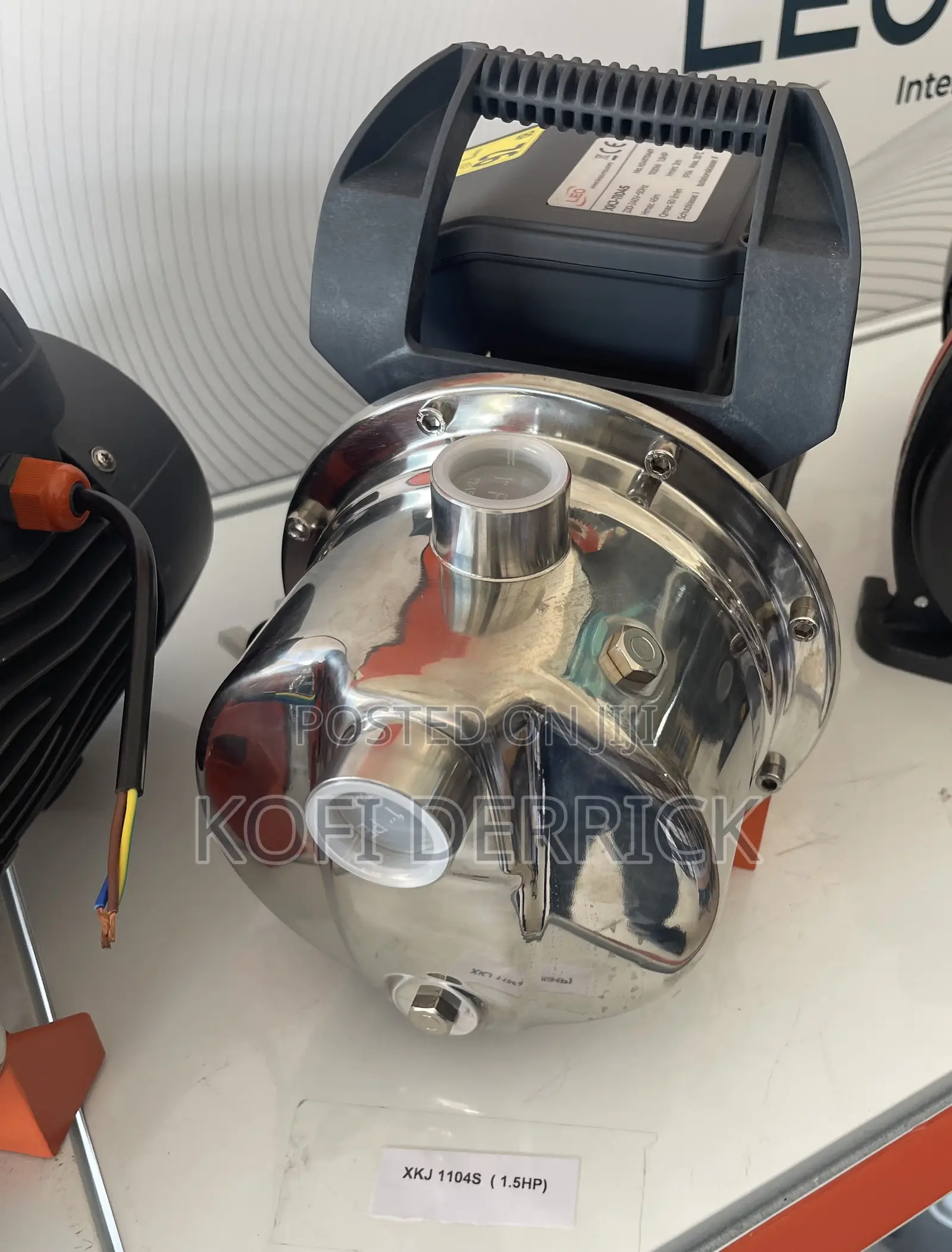 1.5hp Jet Pump - Leo Water Pump (Stainless Steel)
