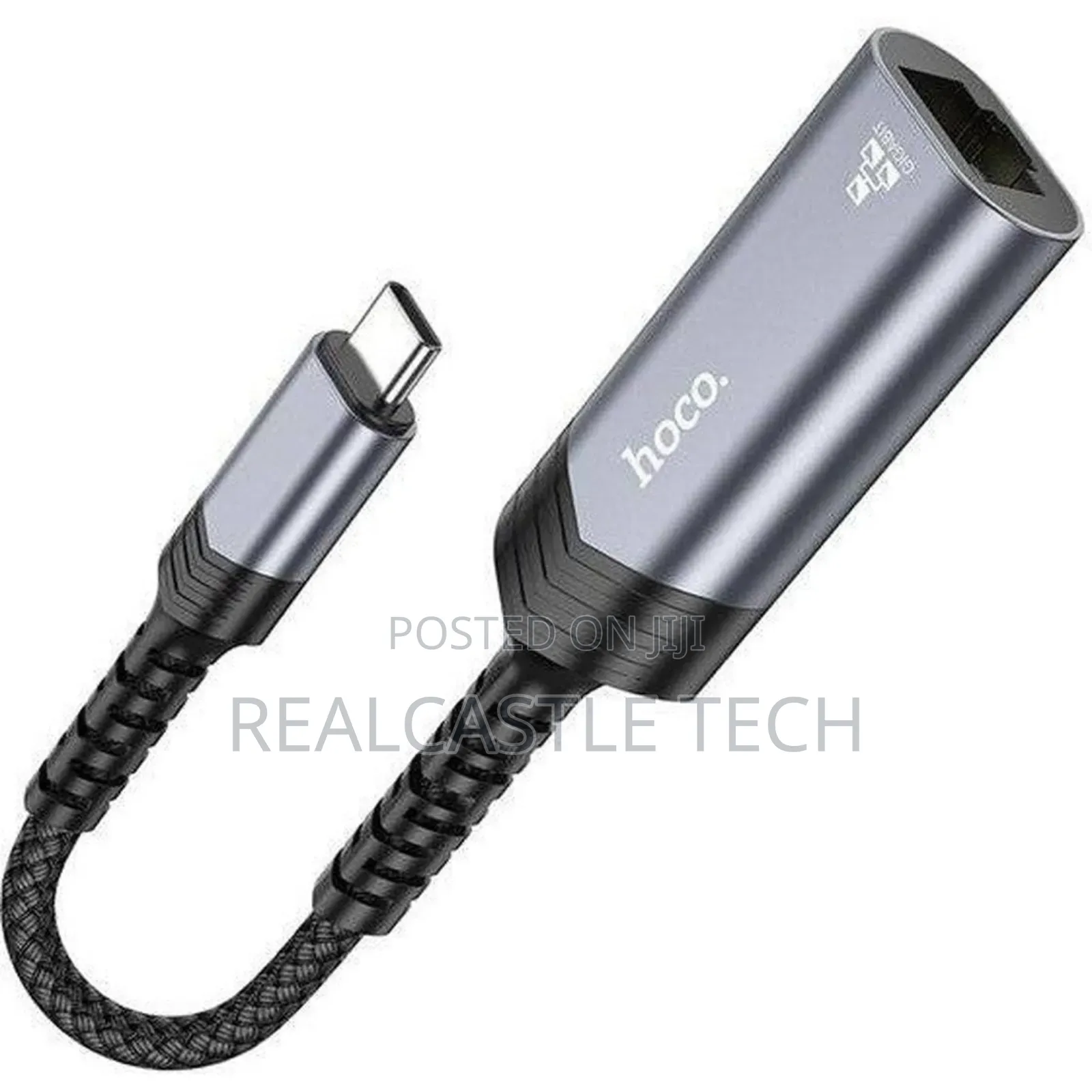 Hoco Portable OTG Ethernet Adapter. Usb-C to Rj45