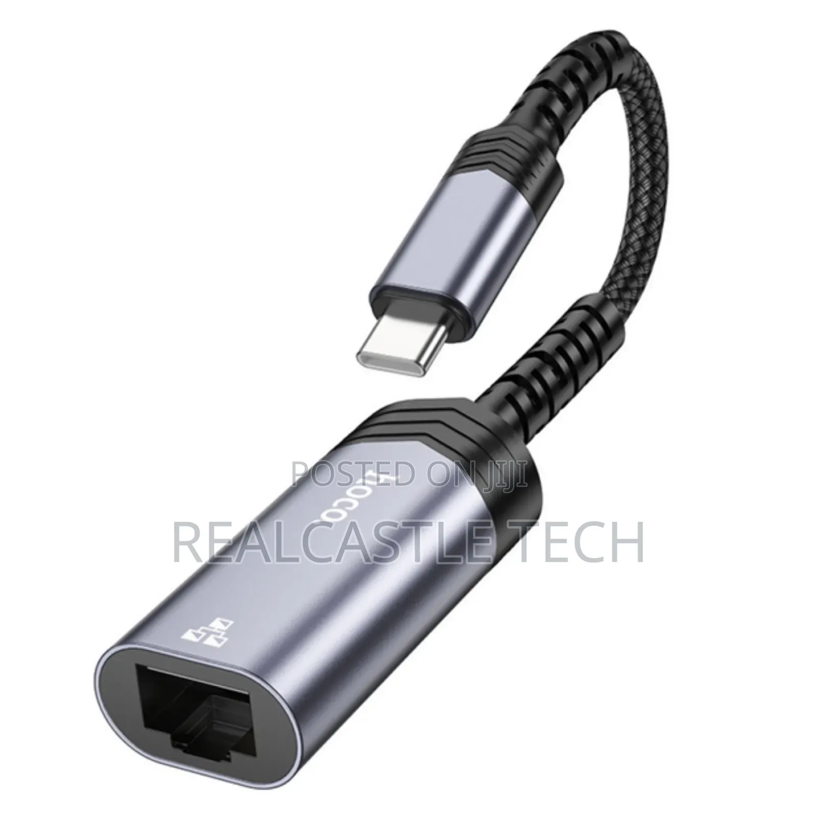 Hoco Portable OTG Ethernet Adapter. Usb-C to Rj45