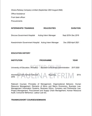 Administrative CV
