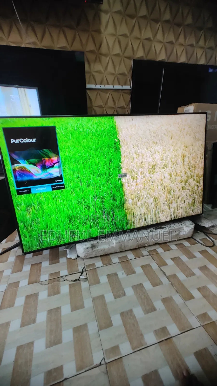 Samsung 55" 2024 Crystal Uhd Smart Apple Airplay Youtube