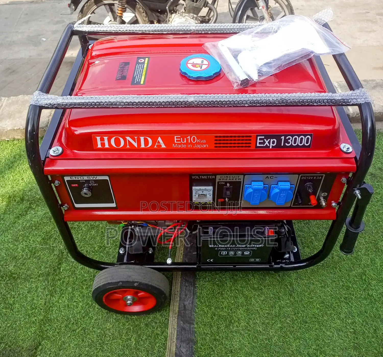 Honda 10kva Keys Generator 13000v 230v Petrol Generator
